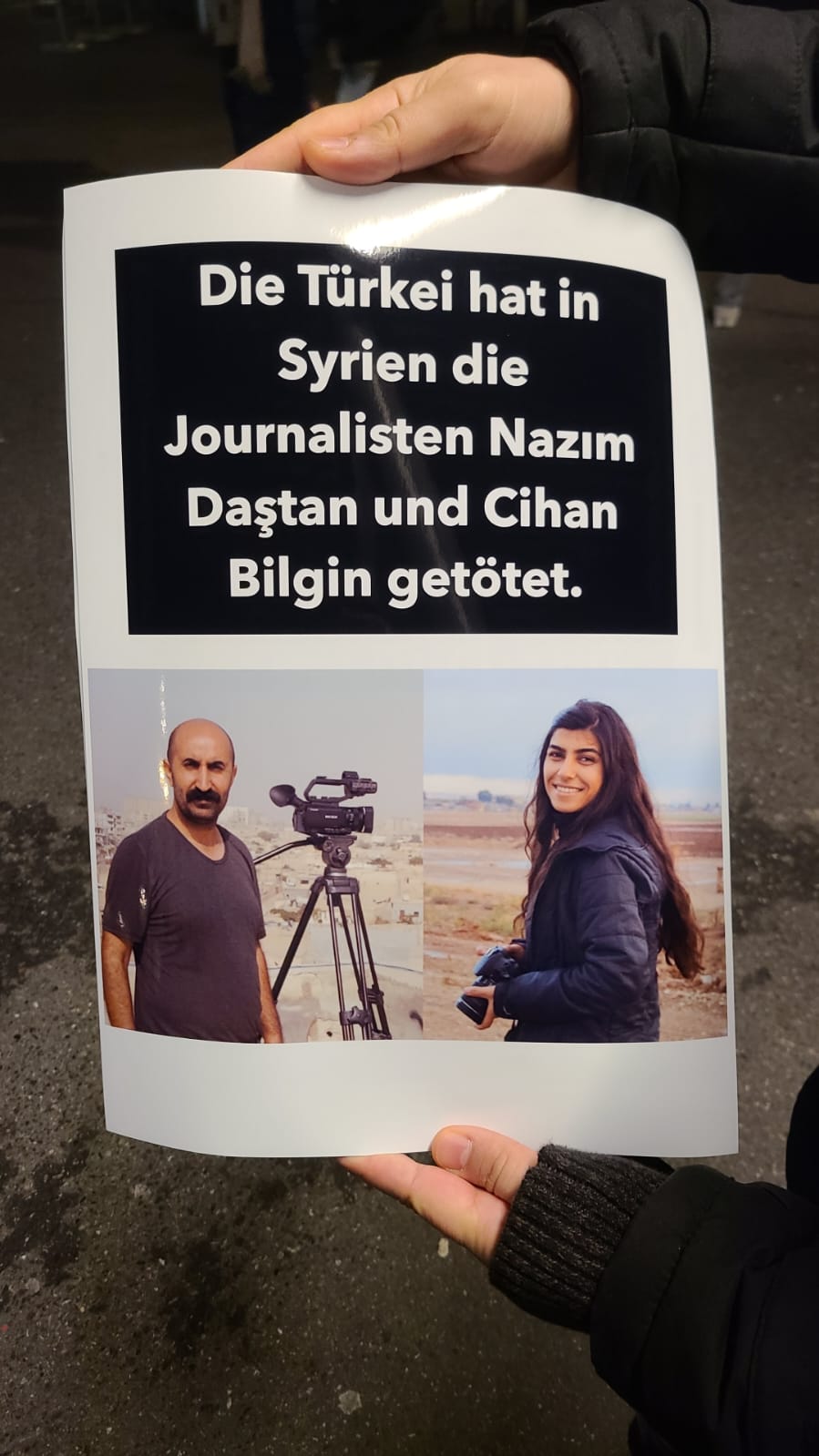 Memorial for Nazim Dastan and Cihan Bilgin